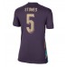 Maillot de foot Angleterre John Stones #5 Extérieur vêtements Femmes Europe 2024 Manches Courtes